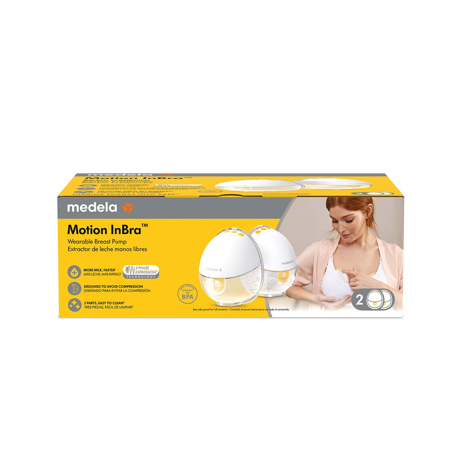 Extractor de Leche Medela Motion InBra™ Doble