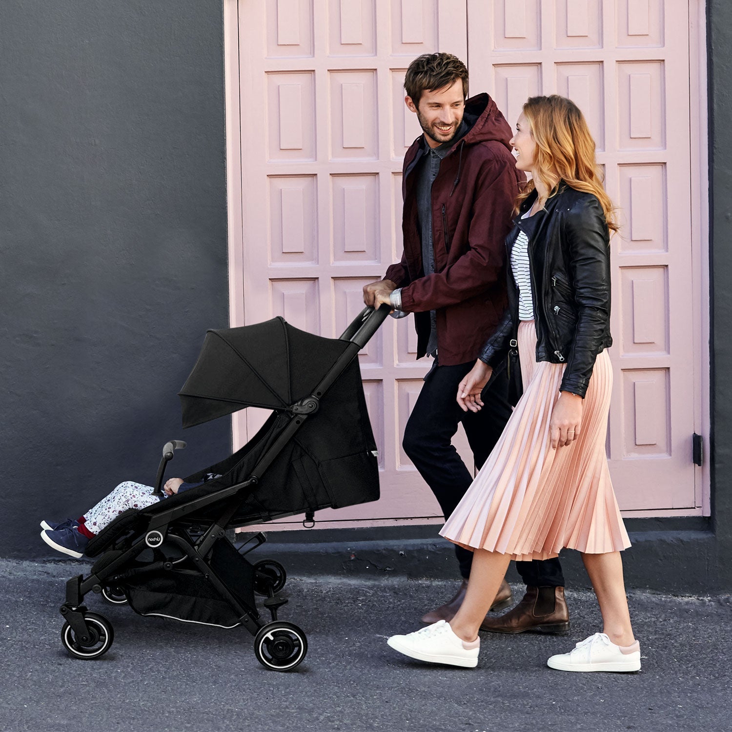 Pack Paseo Cómodo Bbpro – Coche Urban Negro + My Carrier