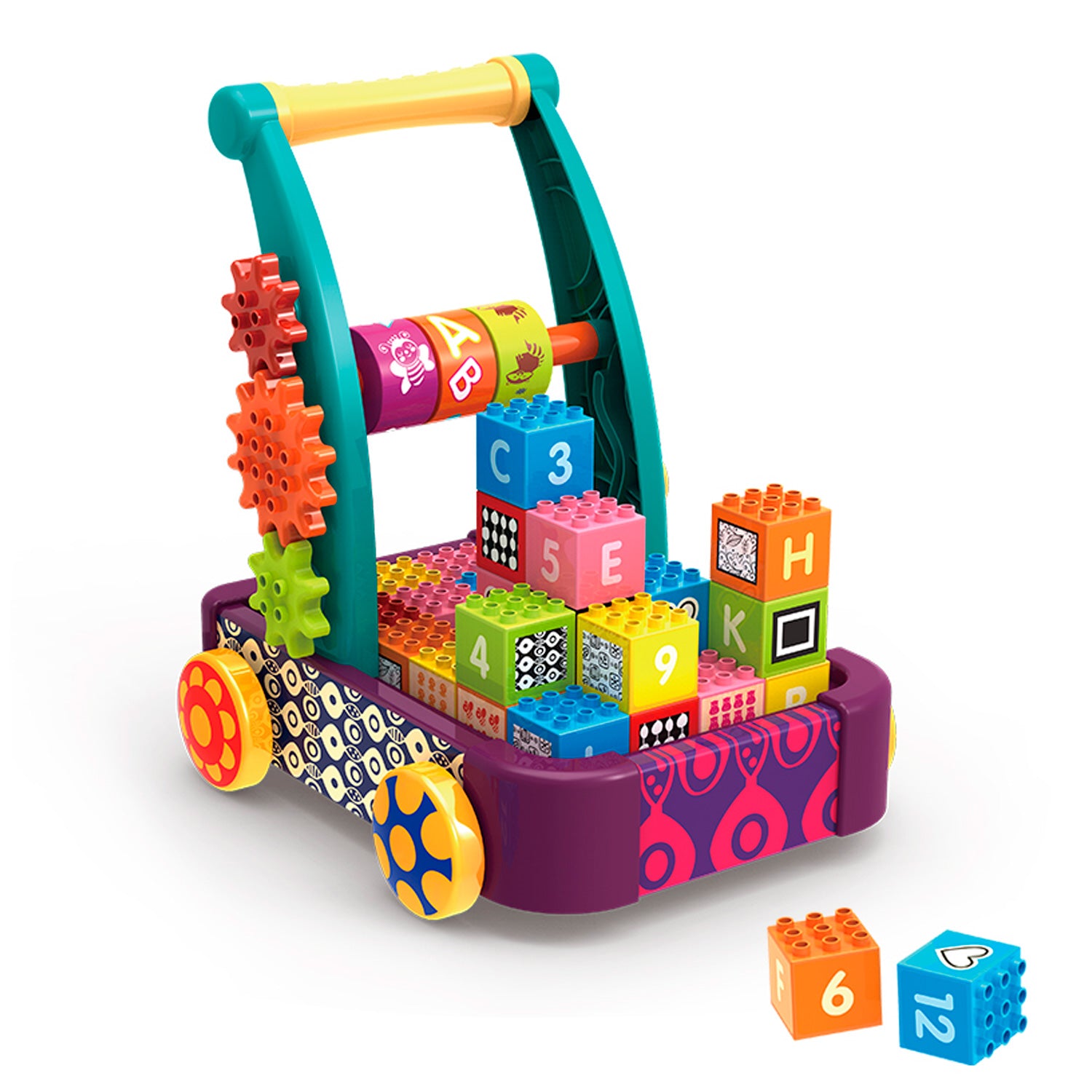 Carro Building Blocks de 12 Piezas