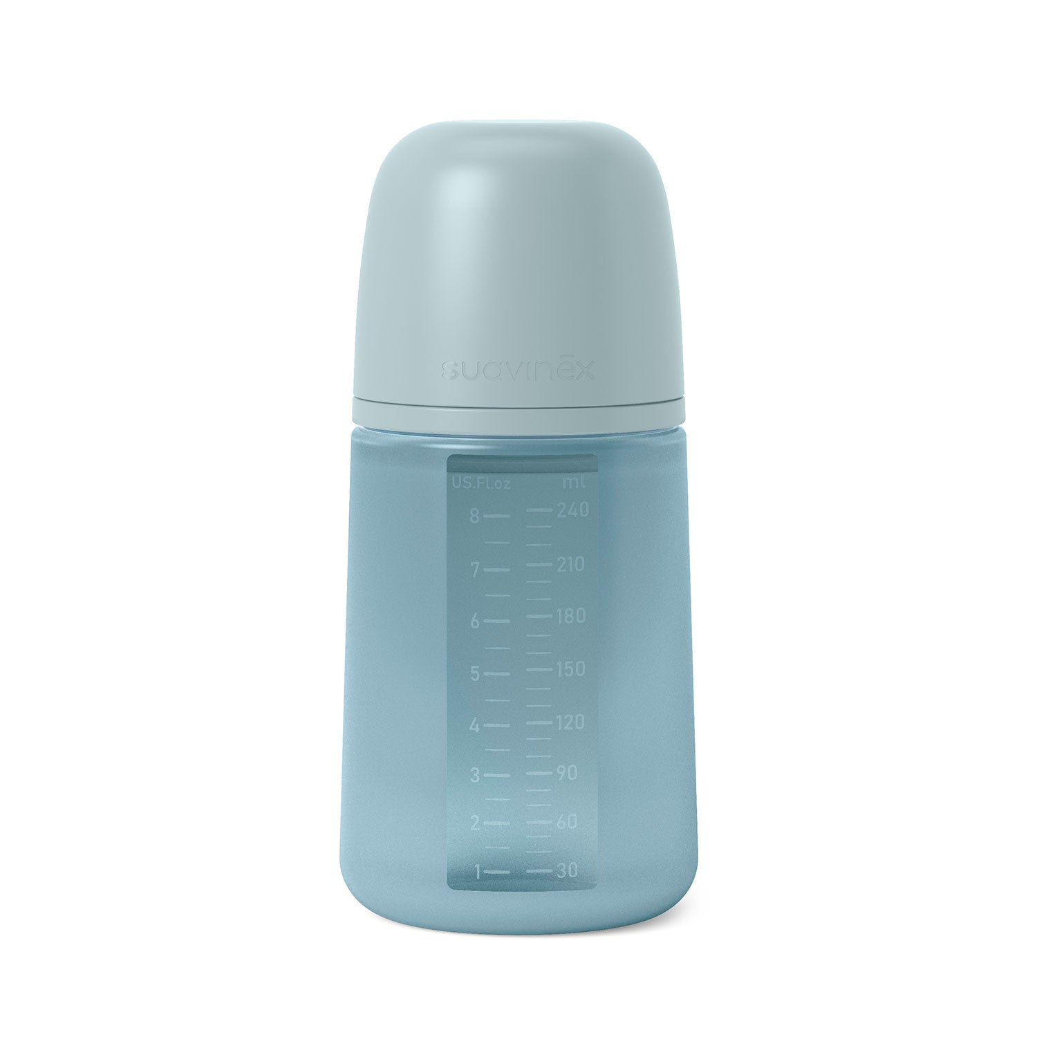 Mamadera Azul Colour Essence de 240ml con Tetina Fisiologica SX Pro de Silicona +3 meses