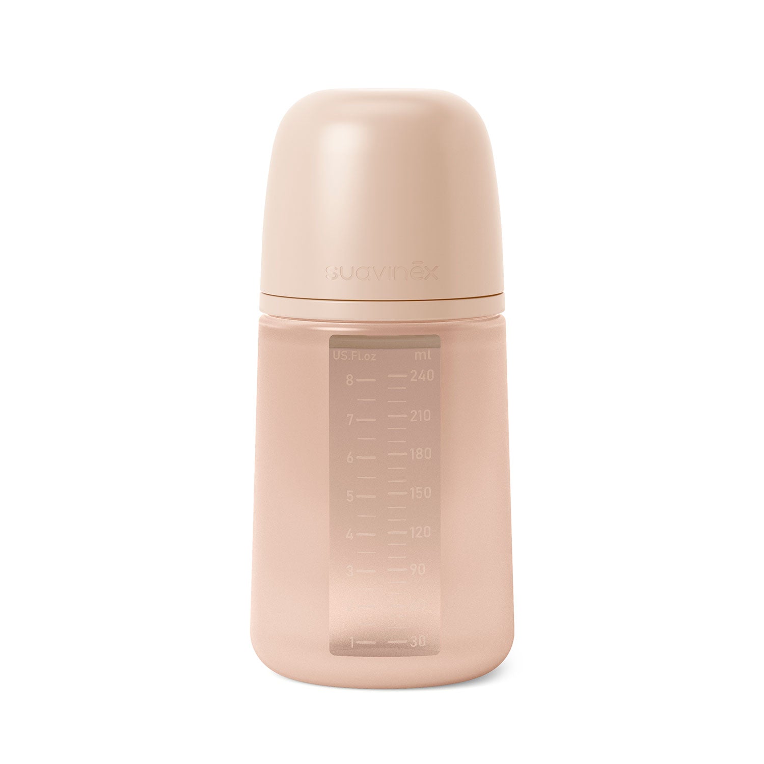 Mamadera Nude Colour Essence de 240ml con Tetina Fisiologica SX Pro de Silicona +3 meses