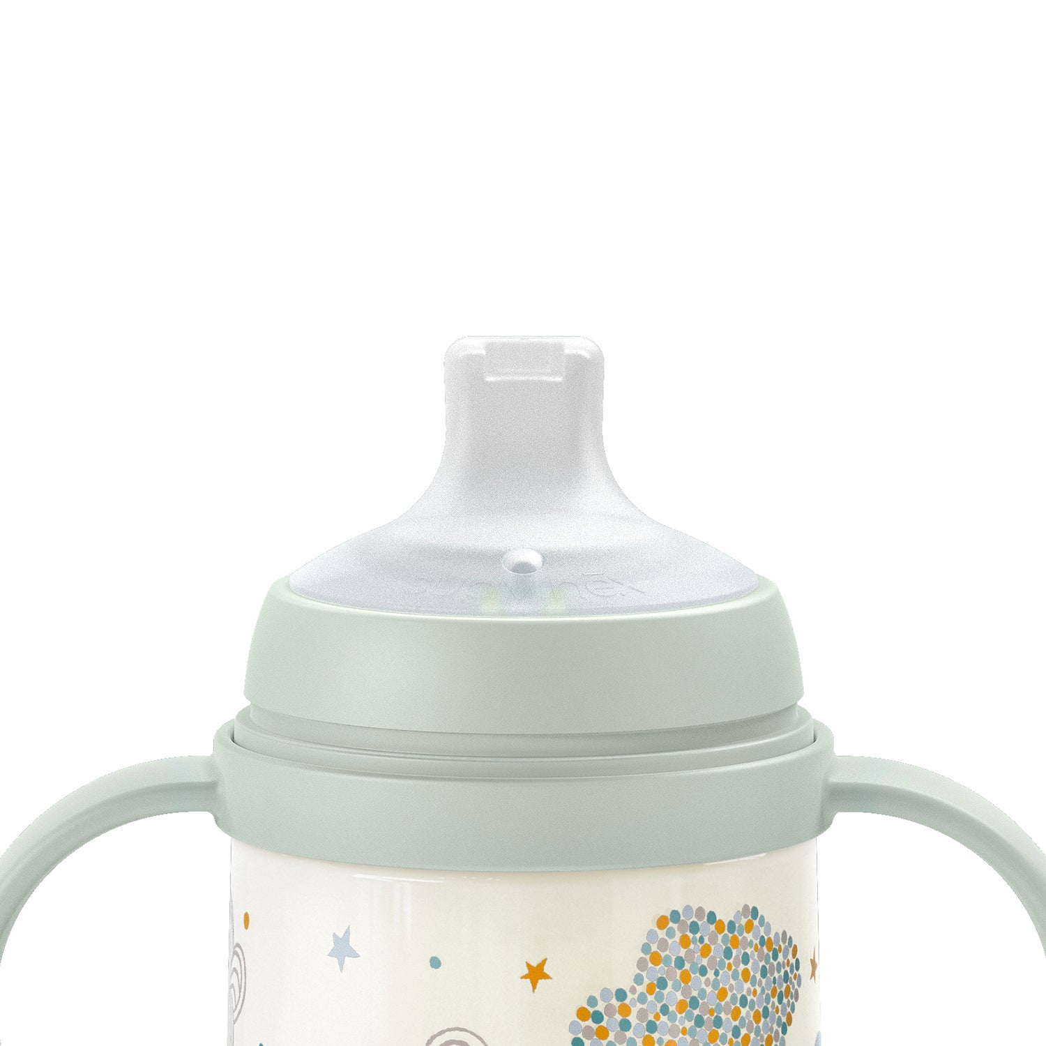 Mamadera de Entrenamiento con Asas y Boquilla de Silicona de 270ml Dreams Azul