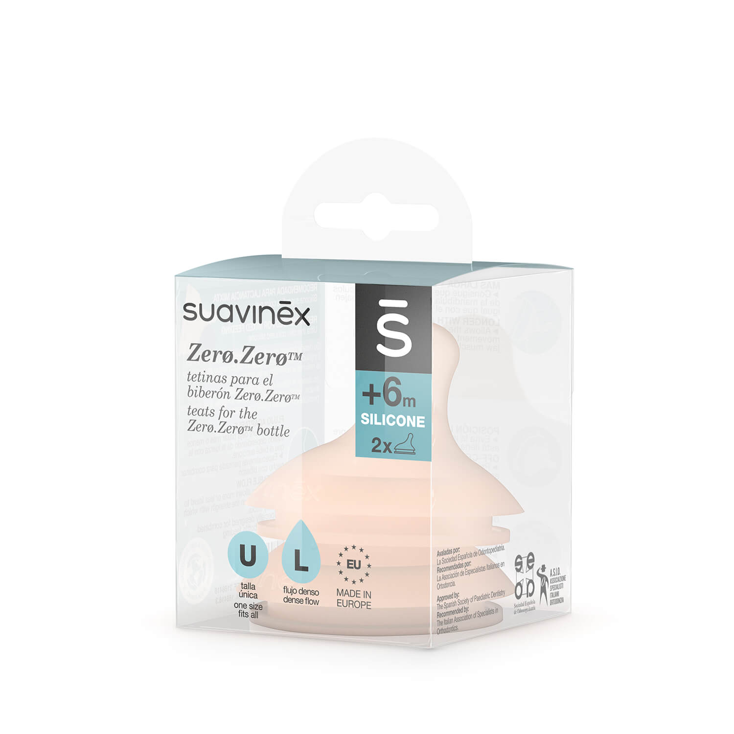 Repuestos de Tetina Zero.Zero Fisiologica de Silicona Flujo Denso +6 meses Fair