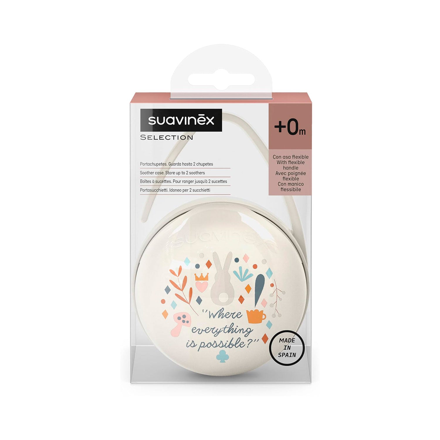 Porta Chupetes Duo Wonderland Beige