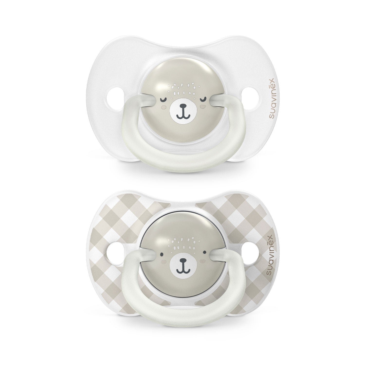 Pack Chupetes Night & Day + Mamadera 270ml + Broche Wild Gris 6/18 meses