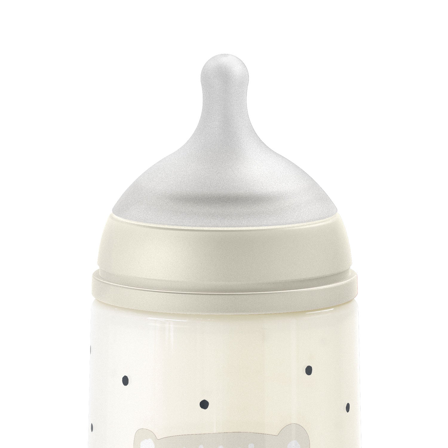 Mamadera Beige Wild de 270ml con Tetina Fisiológica Sx Pro Flujo Medio +3 meses