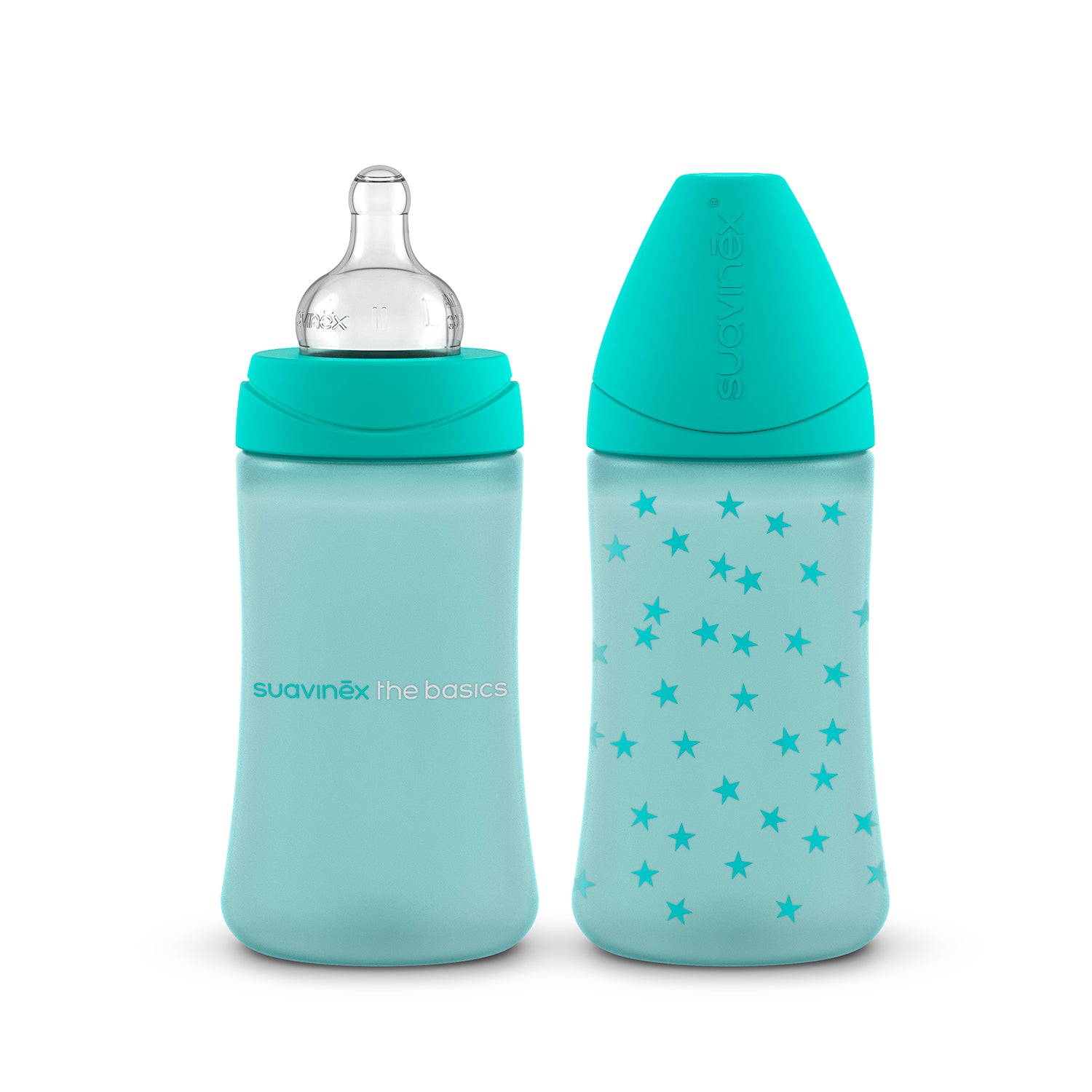 Mamaderas Verde The Basics 270ml con Tetina Redonda de Silicona Flujo Variable +0 meses