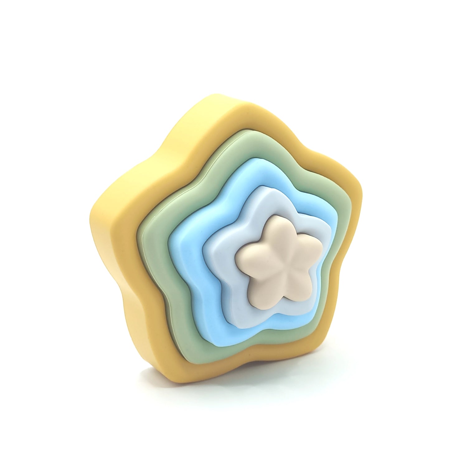 Bbpro - Juego de Encaje Estrellas de Silicona Amarillo