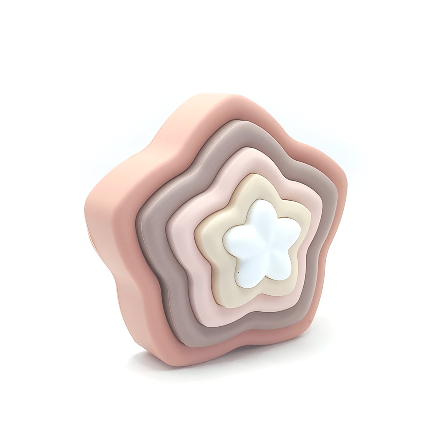 Bbpro - Juego de Encaje Estrellas de Silicona Rosa Pastel