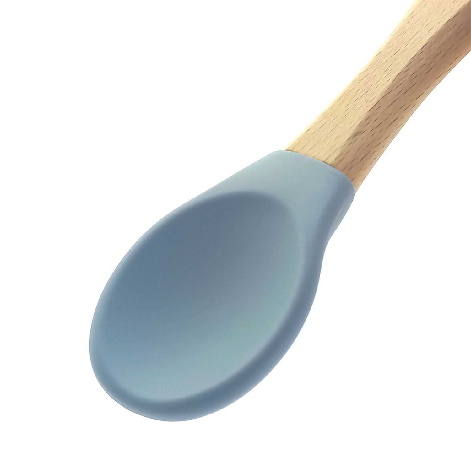 Bbpro - Cuchara de Madera y Silicona Gris