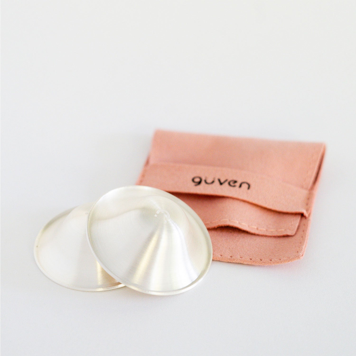 Copas de Lactancia Guven Plata 999 Talla L/XL (2 Unidades)